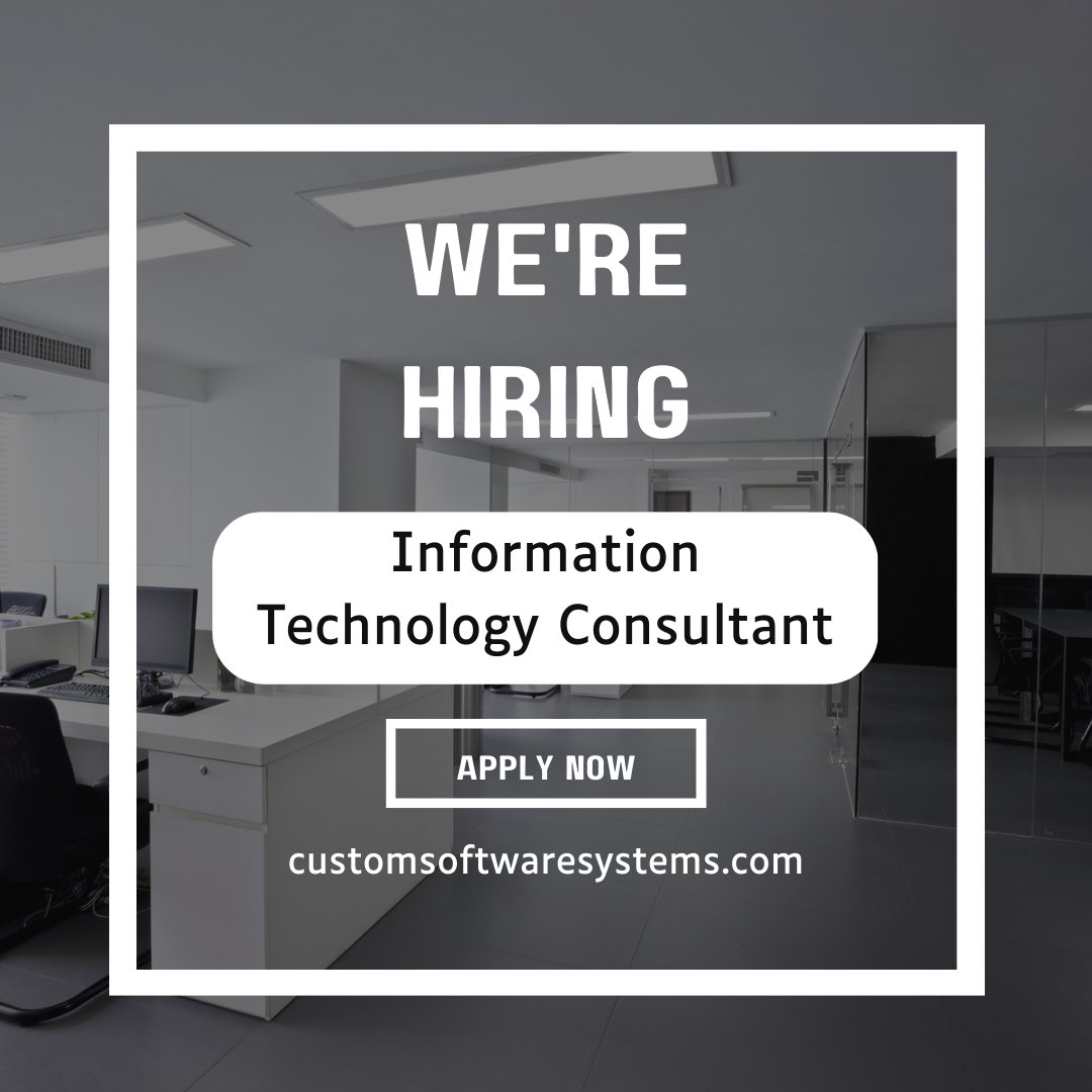Are you an IT executive? Do you have 15 years experience in all task order applications and technologies Capabilities?  Do  you have experience managing and implementing large, complex information technology systems? Join our team and apply today!
#technologyleaders