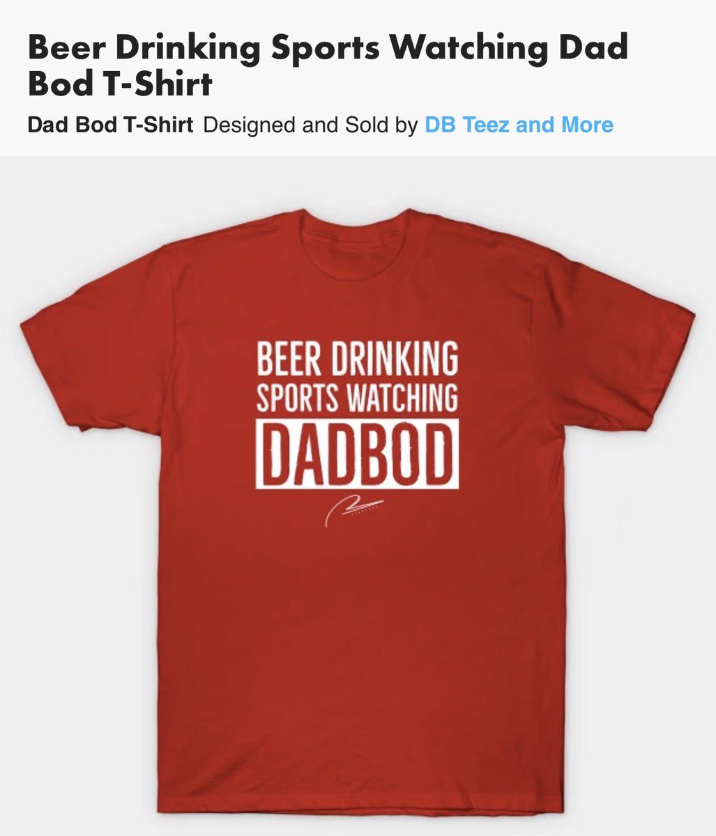 OVER 90 DIFFERENT DESIGNS to choose from.

CHECK IT OUT:
teepublic.com/user/db-teez-a…

#beer #craftbeer #beerbelly #beerlover #DadBod #beersbeersbeers #teepublic #teepublicdesign #tshirtdesign #dadjoke #funny #funnydads #beernews #Parents #momofboys #beerlife #funnydad #tshirts