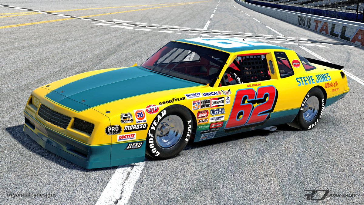 ryandaleydesign's tweet photo. A few more 80's ARCA cars done recently for the set!

#11 Jerry Churchill 1987
#61 Glenn Sears 1986
#62 Bill Ingram 1986 https://t.co/xZbqrSF3q6