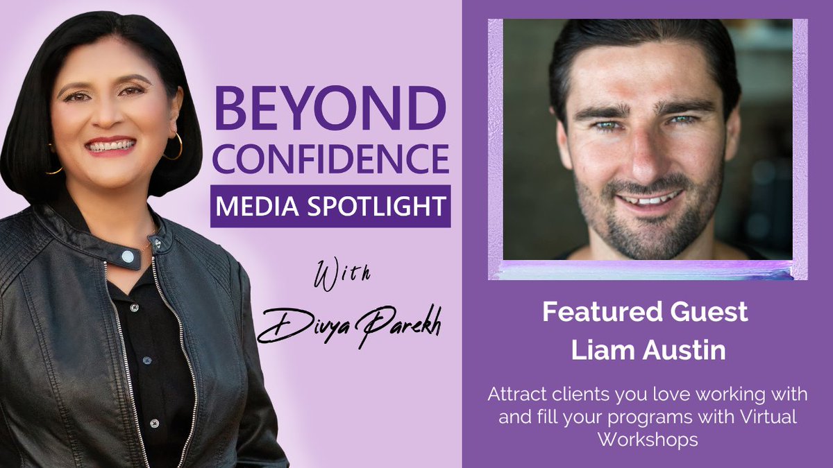 EHQcom's tweet image. Catch Liam Austin, co-founder of Entrepreneurs HQ as he talks about how to fill your courses and programs with a Virtual Workshop with Divya Parekh, host of Beyond Confidence.

#virtualsummit #virtualevents #virtualworkshops  #digitalmarketing 

Links in the first comment🙂
