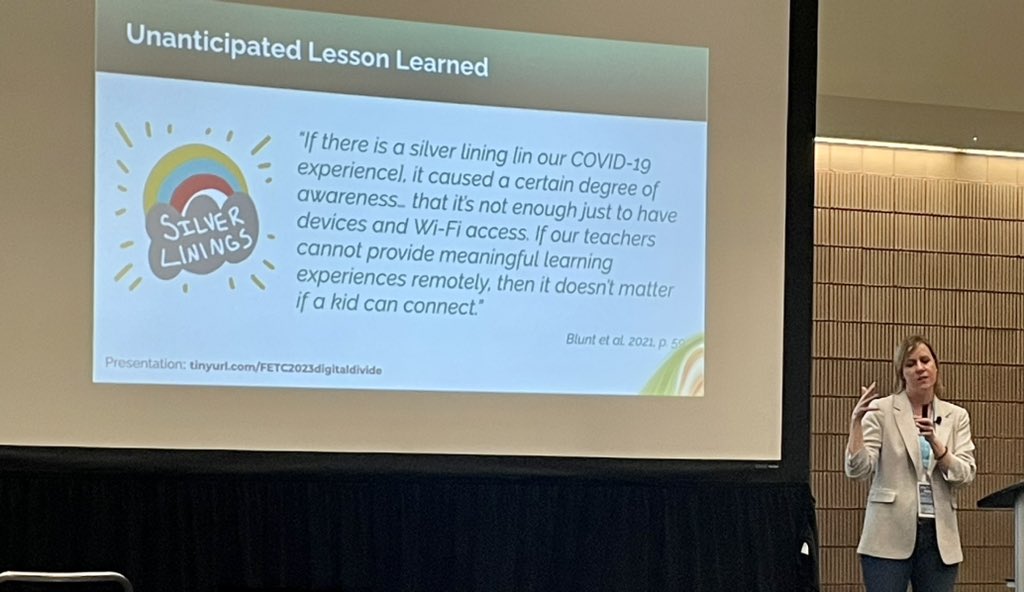 Learning how and why The Digital Divide is about more than just physical access from <a href="/camilleco/">kk</a> #FETC and a “Blunt Quote” <a href="/sassmasterkmb/">Katie Blunt</a>