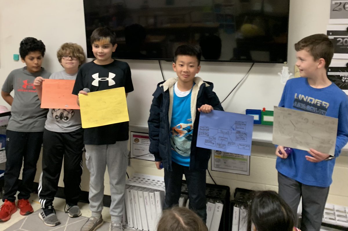 Ss presented author study projects analyzing story elements across multiple texts. <a href="/SandyRidgeESNC/">Sandy Ridge Elementary School</a> #operationbookclub
