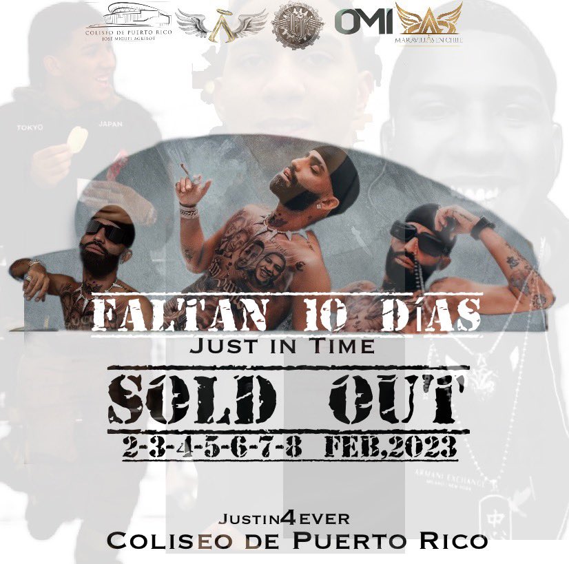 MaravishEnChile's tweet photo. Empezó la cuenta regresiva!👹
Faltan 10 días para @ArcangelPrrra en el coliseo de Puerto Rico⚙️❤️🔥⚙️
JUST IN TIME🔥 #JS4E #Arcangel #LaSemanaMaravillosa #SoldOut #x7 #Choli https://t.co/YPS6TtioU4