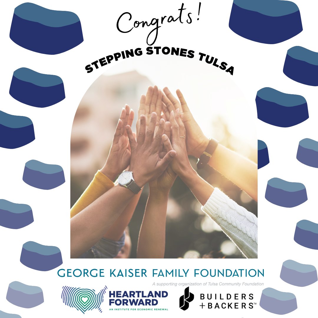 HeartlandFwd's tweet image. Today in #Tulsa, 10 promising Heartland Builders are taking part in Stepping Stones, a program offering add&apos;l support to entrepreneurs who have completed the @buildersbackers Idea Accelerator + are on the road to generating $1MM in revenue. We&apos;ll introduce them here soon!