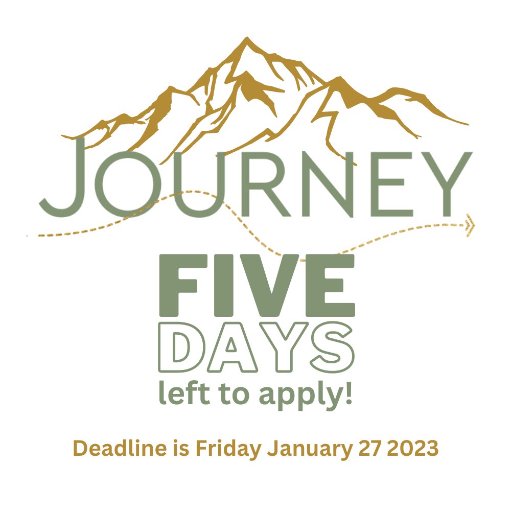 Don't miss out on this opportunity to join <a href="/JourneyToLead/">JourneyToLead</a>'s second class of Fellows, where you'll work alongside our extraordinary Champions––groundbreaking women in leadership from across sectors &amp; around the world! Applications due Friday, January 27th. journeytolead.org