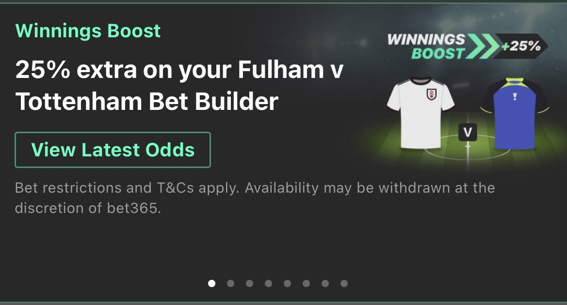 ValueBetSpotter's tweet photo. 👀 Is it time for yet another winner? Research done &amp; ready to go. 

300+ LIKES ❤️ for a Fulham vs Spurs value bet builder! https://t.co/Hpbmo96UDe