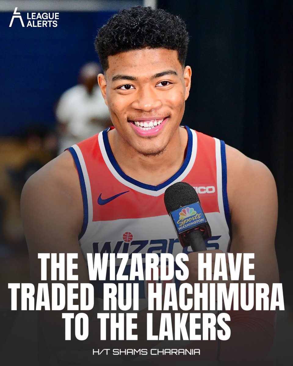 yoyo_NBA_NCAA's tweet photo. レイカーズとウィザーズがトレード
レイカーズは八村塁を獲得
ウィザーズはケンドリック・ナン、2巡目指名権3つ獲得
八村の移籍先はレイカーズ https://t.co/XdGFkdl0A1