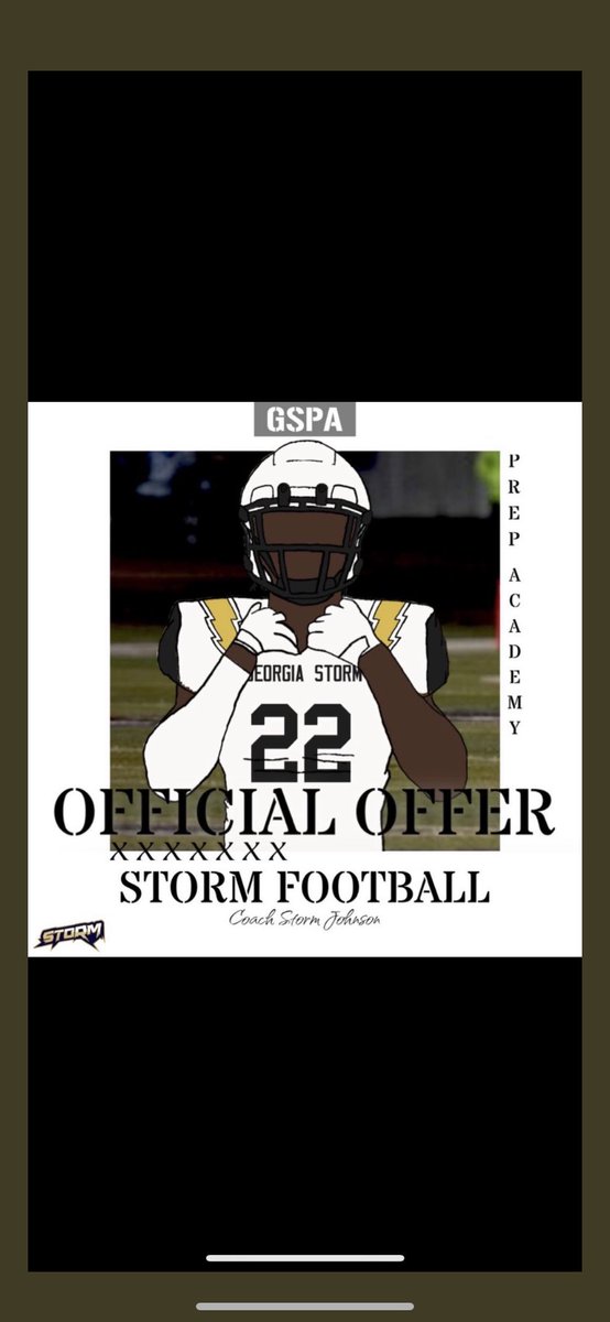 Blessed to receive an offer from Georgia Storm Prep Academy 🙏🏾❤️‍🔥 <a href="/WStormJohnson1/">W. Storm Johnson</a> <a href="/HernLeopardFB/">Hernando Football</a> @HernandoCtyFB <a href="/CoachScargle/">John Scargle</a>