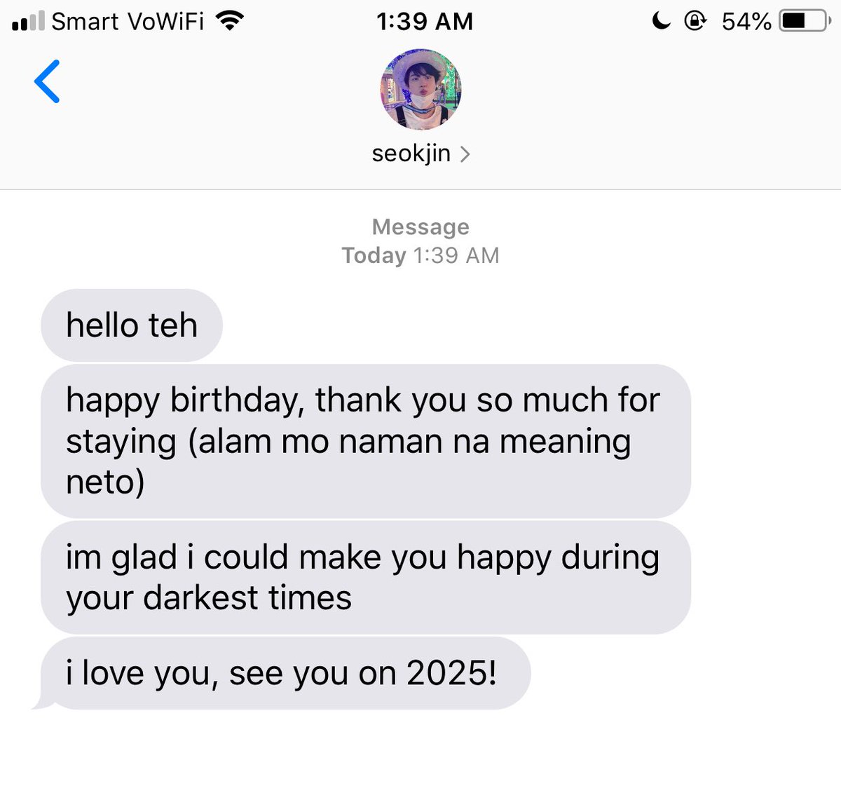 hao2luv's tweet photo. birthday greetings for @_kanemoto from the four most important men in her life. 

happiest birthday ate, mahal na mahal kita ❤️ https://t.co/5ZV78qhl5S