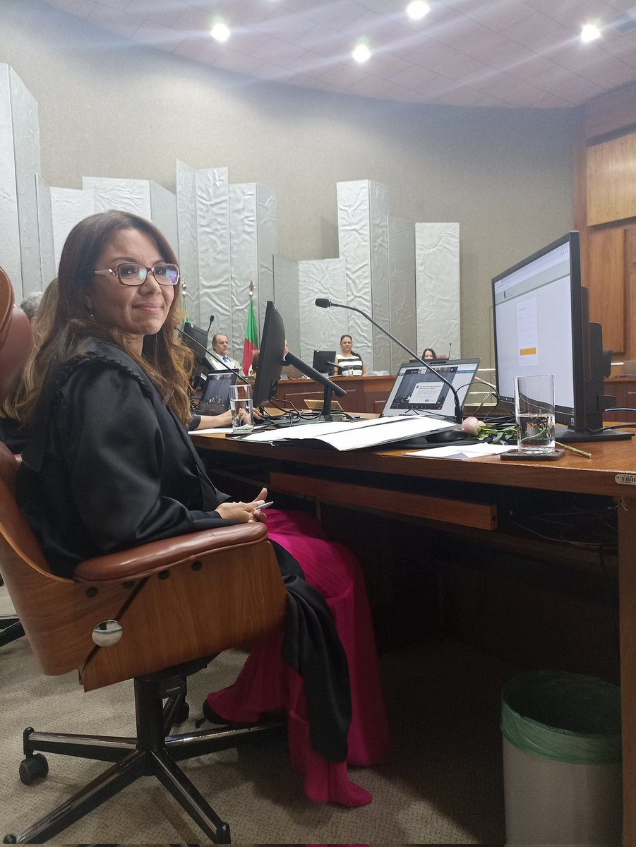 funperacchi's tweet photo. O presidente da Funperacchi, Roberto Alexandre dos Santos, prestigia neste momento a posse da Desembargadora Eleitoral Patrícia da Silveira Oliveira. 
Em breve mais informações. 

#Funperacchi #TRERS https://t.co/c2GPOBNUsl