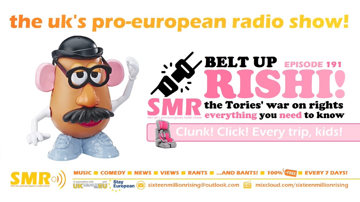 This week on SMR we've got one message for our latest criminal PM: "Belt Up, Rishi!" YOUR war on OUR rights will be YOUR downfall! 

And it's FREE! 👉 bit.ly/3GXKNdr 🎧 Like it? Help us! 🙋‍♂️ Donate / Subscribe, with benefits, right here! 👉 bit.ly/3s3cNUq 🇪🇺
