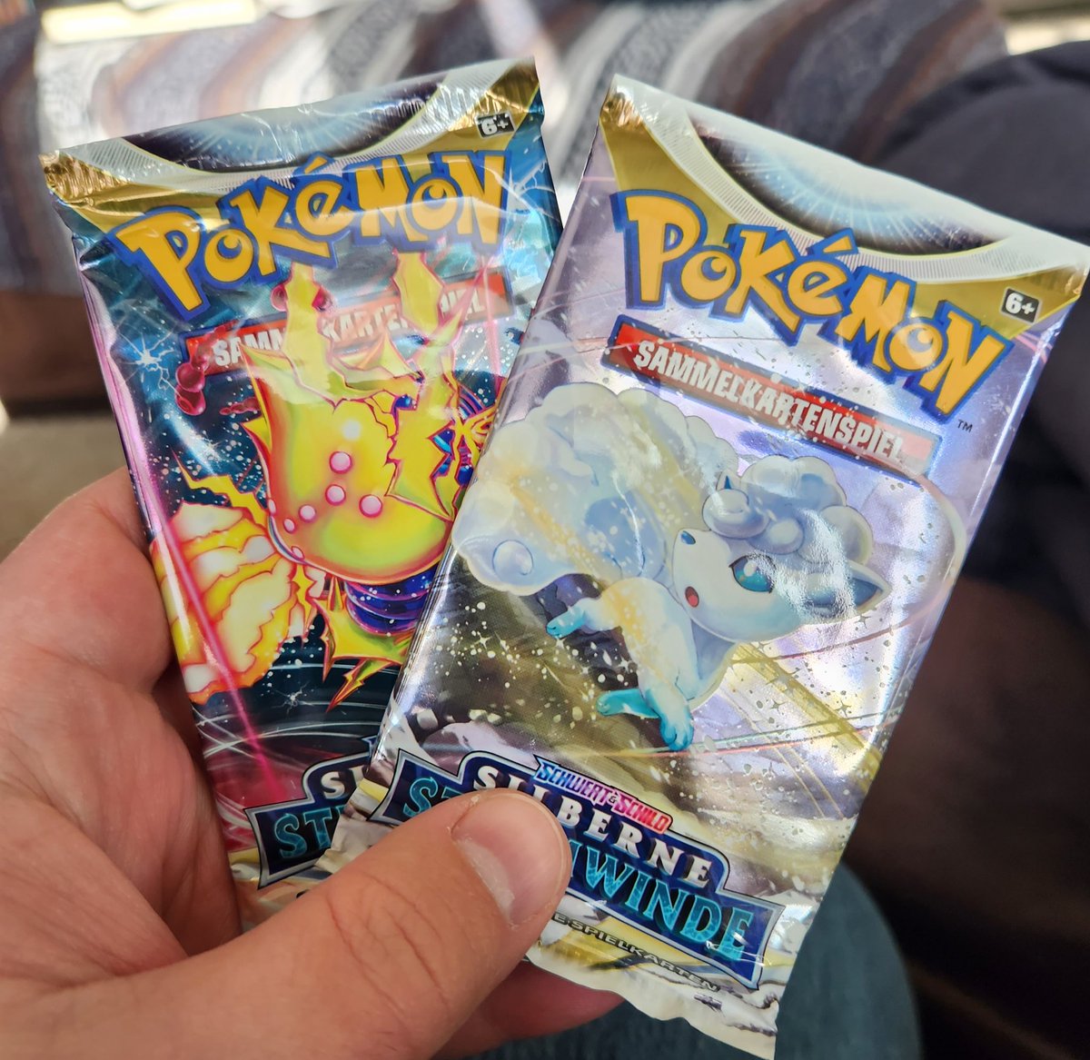 A friend got me some #pokemontcg cards from Austria. 😁