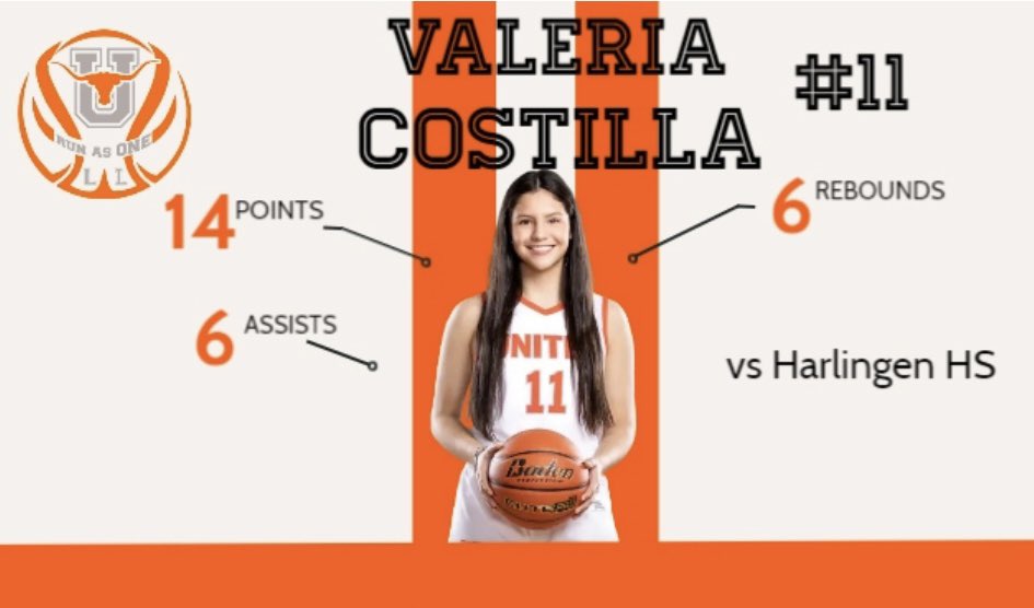 UHSladyhornbb's tweet photo. Stats highlights from previous game on 12/19/22 against Harlingen HS! 🏀🧡🤍

Lady Horns 68
Harlingen HS 50

Way to go @bekahk_9 and @valeriacost11 ! 💪🏼 https://t.co/iVwLcN8hOI