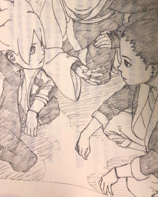 borutoaboveall's tweet photo. Still crazy that timeskip Boruto is still wearing Shikadai’s friendship bracelet 🥲😍 https://t.co/GYYtrGxiBg