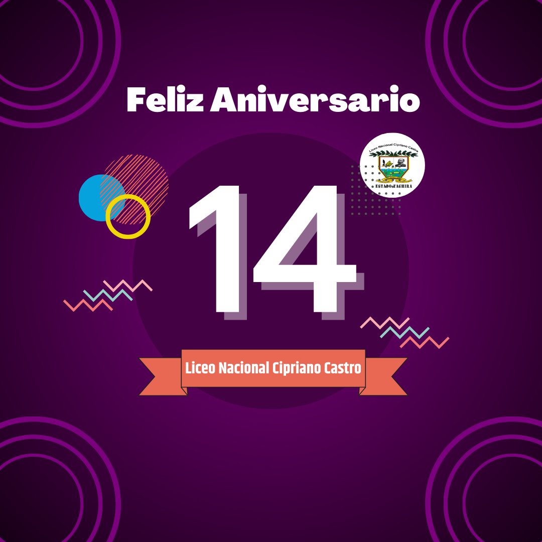 14 años al servicio de la educación Torbense. 🥳🎂🎇🎉