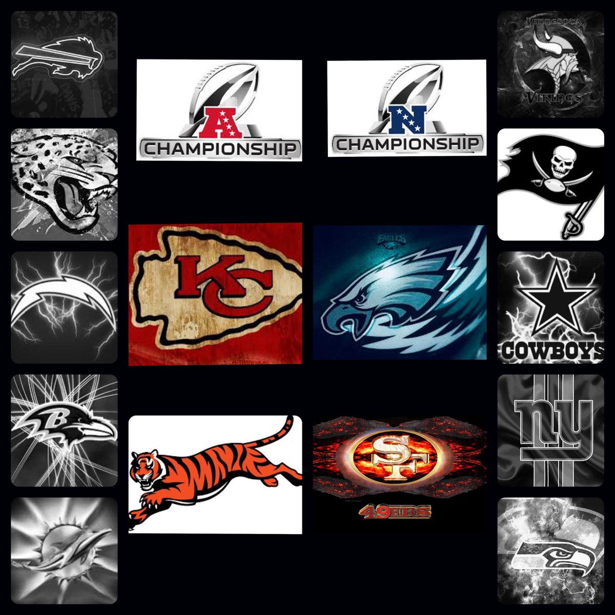 MICThePod's tweet photo. The Final Four have been locked in! Who’s your favorite? And if you’re not caught up on the show, check below! #ChiefsKingdom #FlyEaglesFly #RuleTheJungle #FTTB 

Spotify: https://t.co/No2EakwIWv

Apple: https://t.co/AY95MMZwSz https://t.co/bB8Wt6xsAt