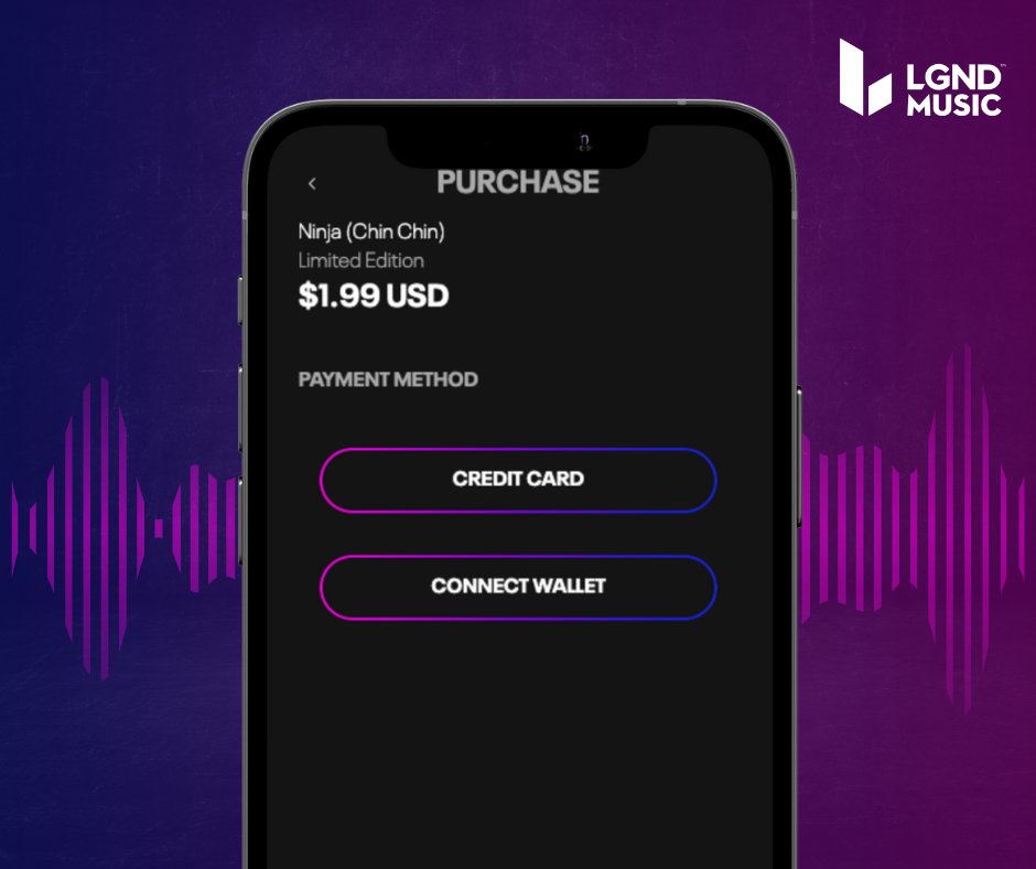 We're making the purchase of Digital collectibles super easy by allowing payments in both crypto &amp; Debit/Credit card payments
 
 Got questions? Ask us in the comments!

#music #NFT #virtualvinyl #digitalcollectibles #lgndmusic #lgnd #futureofmusic #artists #crypto
