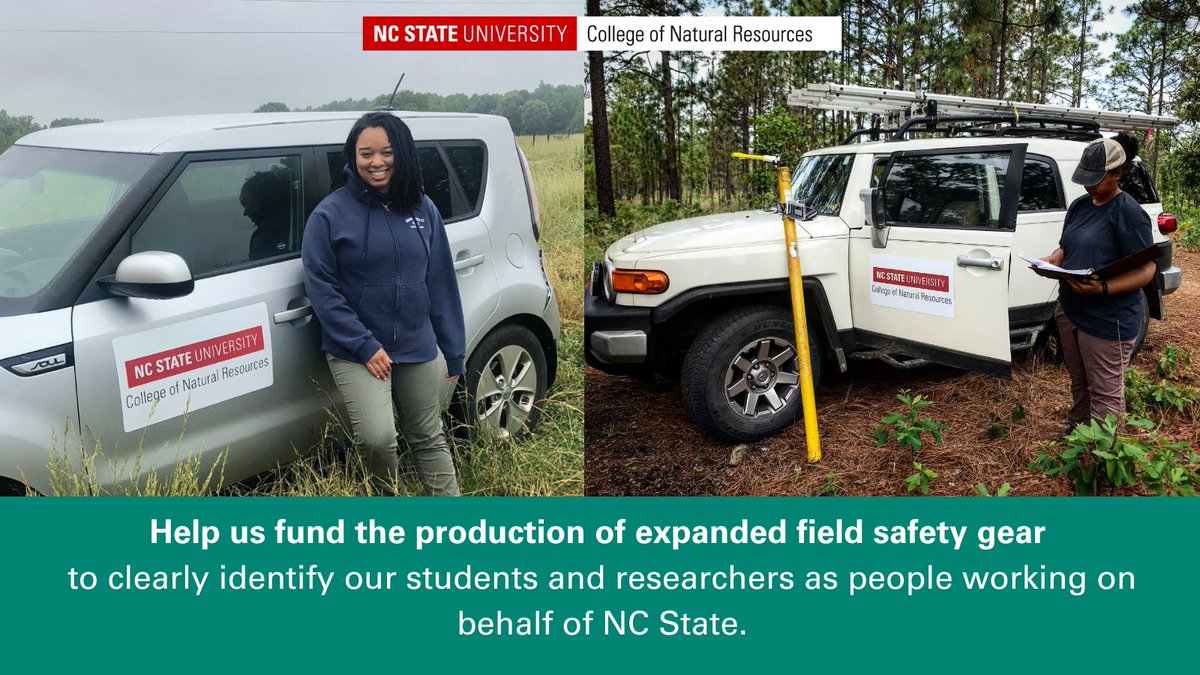 NC State College of Natural Resources (@ncstatecnr) on Twitter photo Join #NCStateCNR and student-founded <a href="/FieldInclusive/">Field Inclusive</a> as we raise awareness about issues marginalized groups face in the field, expand CNR’s field safety equipment, and build equitable and inclusive environments.
Learn how you can help: ncst.at/bqVR50MxXFZ Join #NCStateCNR and student-founded <a href="/FieldInclusive/">Field Inclusive</a> as we raise awareness about issues marginalized groups face in the field, expand CNR’s field safety equipment, and build equitable and inclusive environments.
Learn how you can help: ncst.at/bqVR50MxXFZ