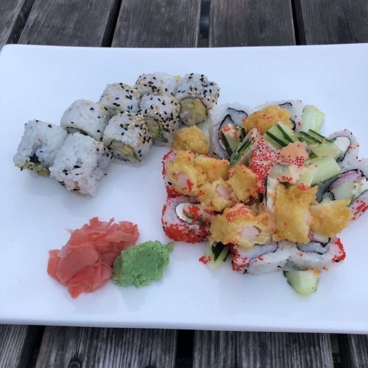 Whether you're craving your tried-and-true favorites or want to explore our menu, you can always count on us for delicious sushi.  #SushiBluesCafe #RaleighNC #SushiRolls #JapaneseCuisine #nigiri
