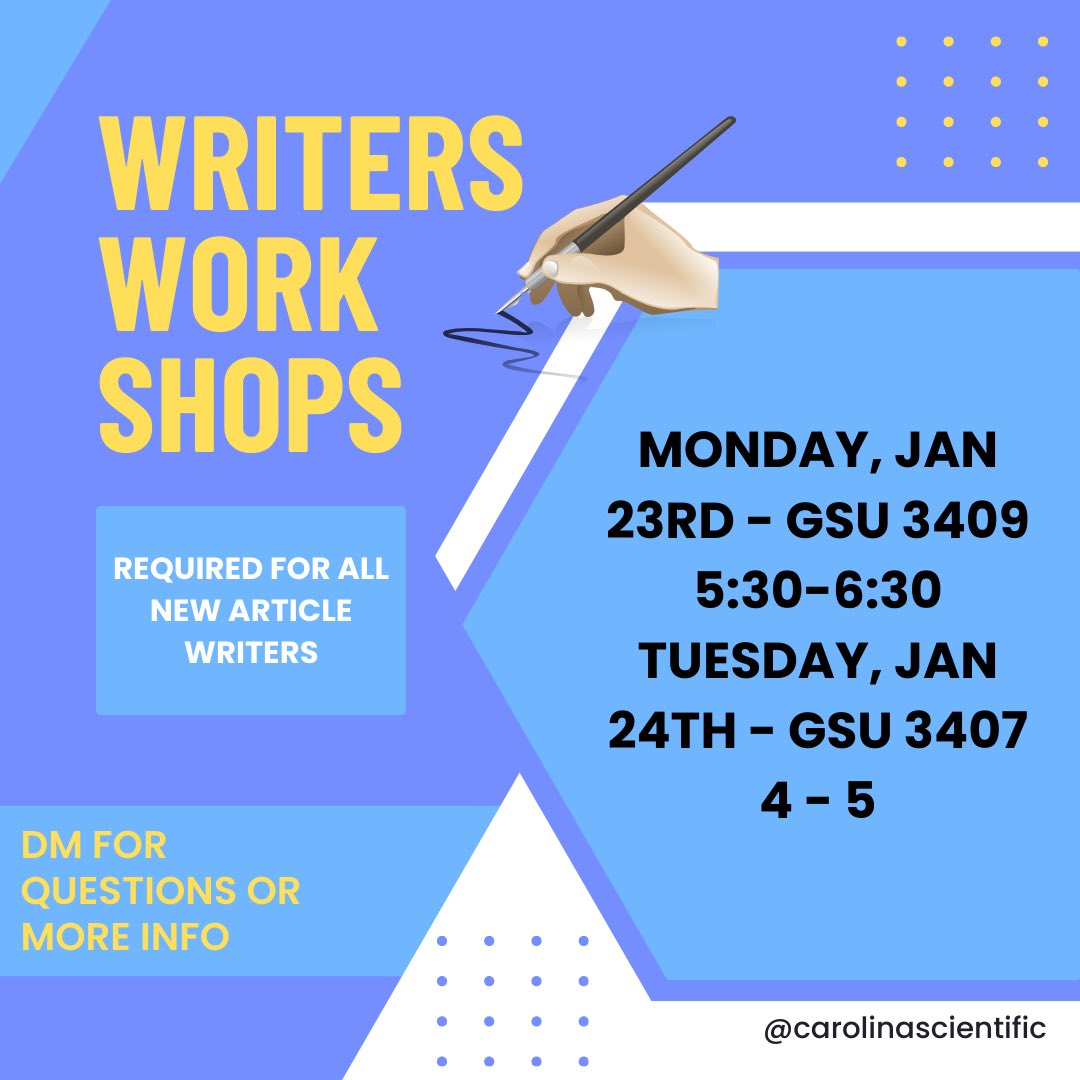 UNCSci's tweet image. dm for more info if needed :)