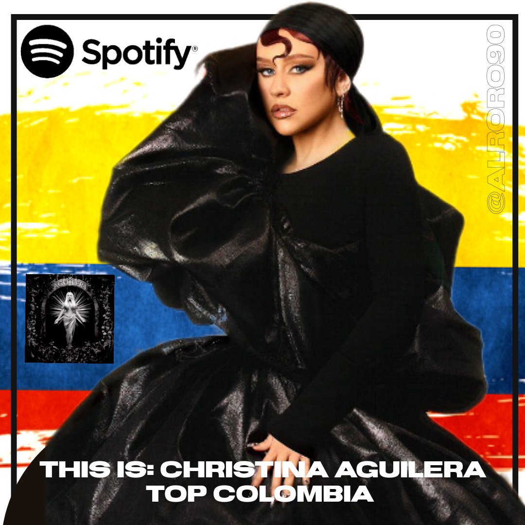 alroro90's tweet photo. #TopColombia #Top50
#LatinoAmerica #Xtina #ChristinaAguilera
https://t.co/96y82eJIi5 https://t.co/LBosyaMelK
