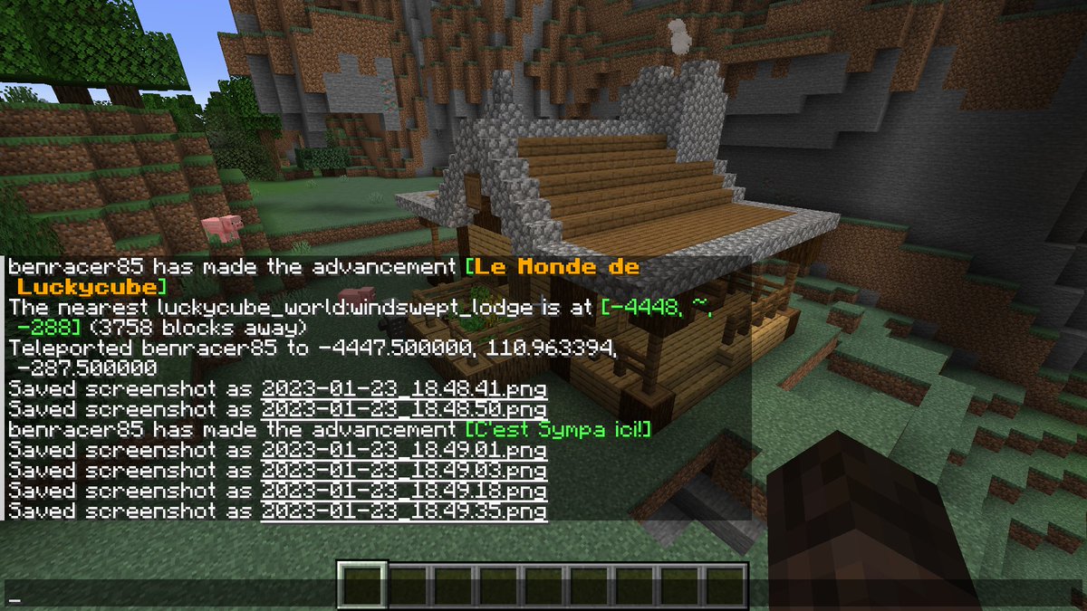 benracer85's tweet photo. Mise à jour du #Datapack de #Luckycube avec le #Windswept_Lodge . Un endroit calme et fort sympathique.
@Minecraft @Mojang #Minecraft #minecraftbuild @FrMinecraft @minecraft_fra @jeb_ https://t.co/WBG38UiJ9g