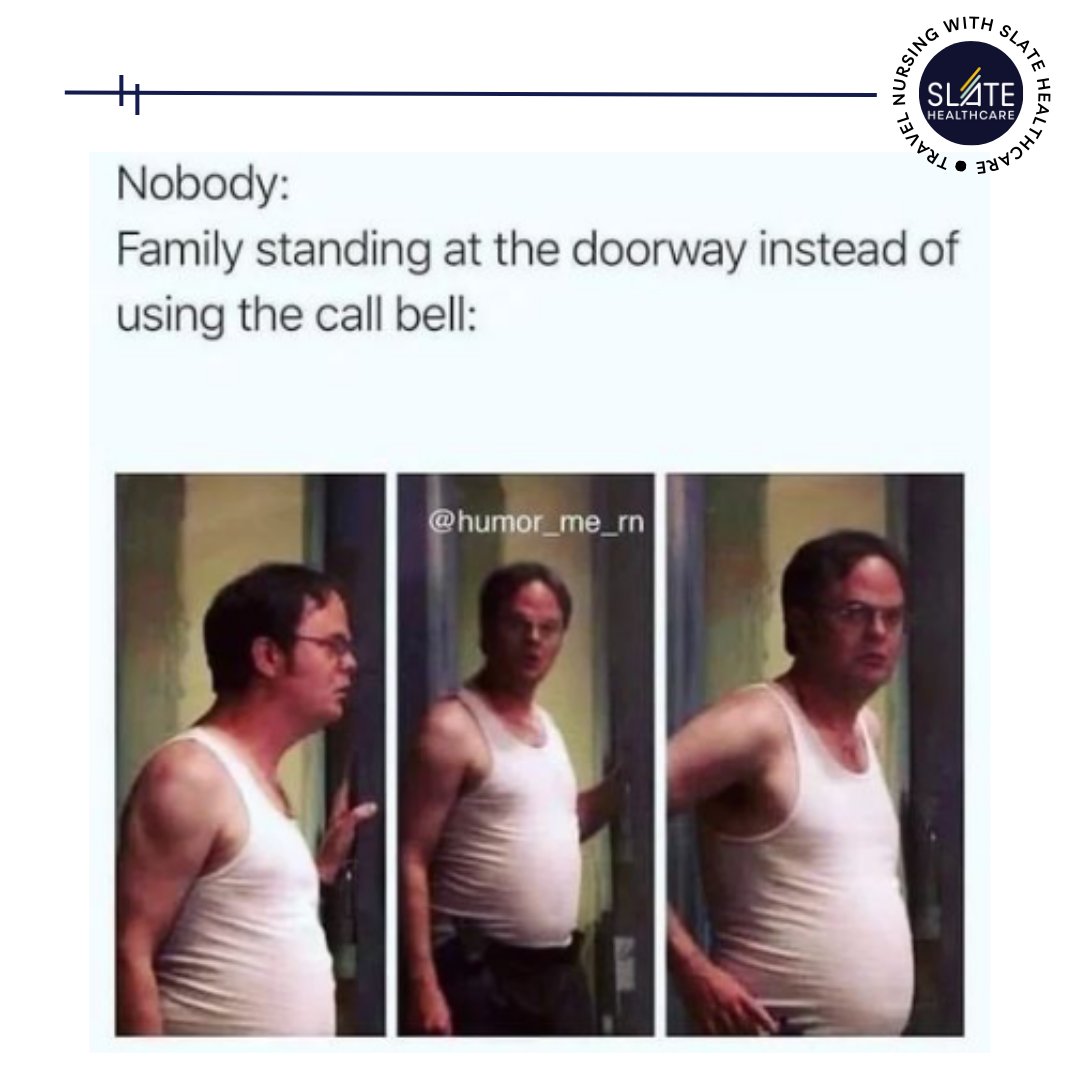 SlateHealthcare's tweet photo. This happens way more often than not. 😶

#nurselife #nursehumor #travelnurse #travelnurselife #travelnurseadventures #travelnursejobs #travelnurseagency #slatehealthcare https://t.co/PXxtyuf0w6