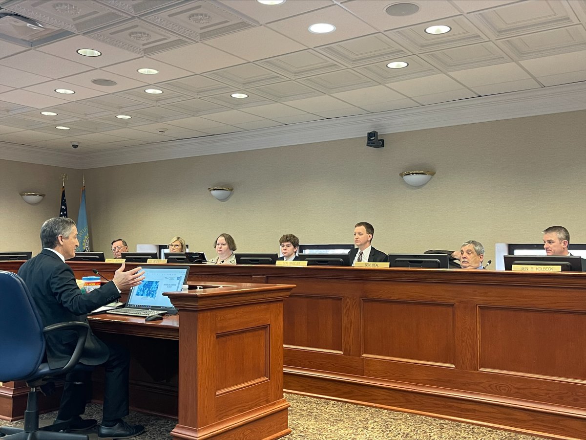 Last week <a href="/MikeWaldner/">Mike Waldner</a>, South Dakota State Broadband Program Mgr, Governor's Office of Economic Development &amp; Kara Semmler, SDTA Director presented to the SD Senate Commerce and Energy. Listen at: sdpb.sd.gov/sdpbpodcast/20… Kara starts at 3:10 &amp; Mike at 14:50
#connectsd #sdgoed