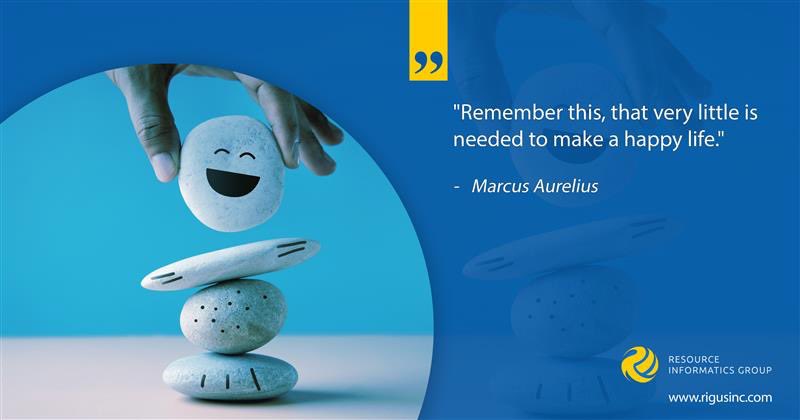 rigusinc's tweet photo. Marcus Aurelius Antoninus was Roman emperor and a Stoic philosopher. 

He believed that happiness of one's life depends upon the quality of their thoughts

This must be why he started that it doesn't take so much to make a happy life

#resourceinformaticsgroup #mondaymotivation https://t.co/m2VUtwB1MU