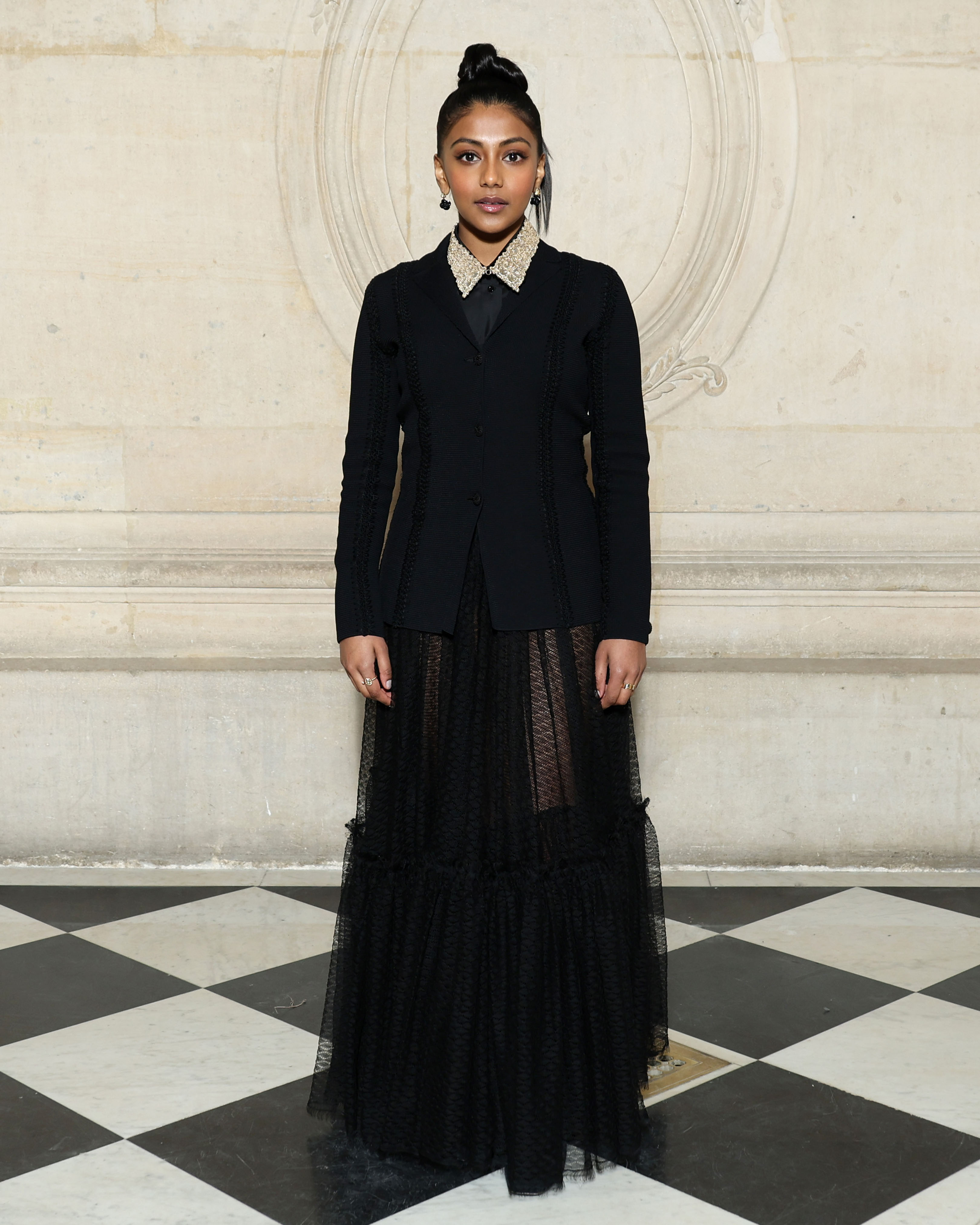 Dior on X Our StarsinDior coverage from today s DiorCouture show https t gXvpGZa2sX by Maria Grazia Chiuri continues with Charithra Chandran and our global ambassador Yara Shahidi the latter donnin...