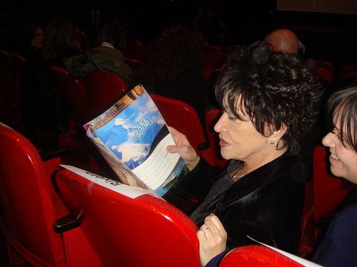  Happy birthday, dear lady.
(pic from \"America screening in 2009) 