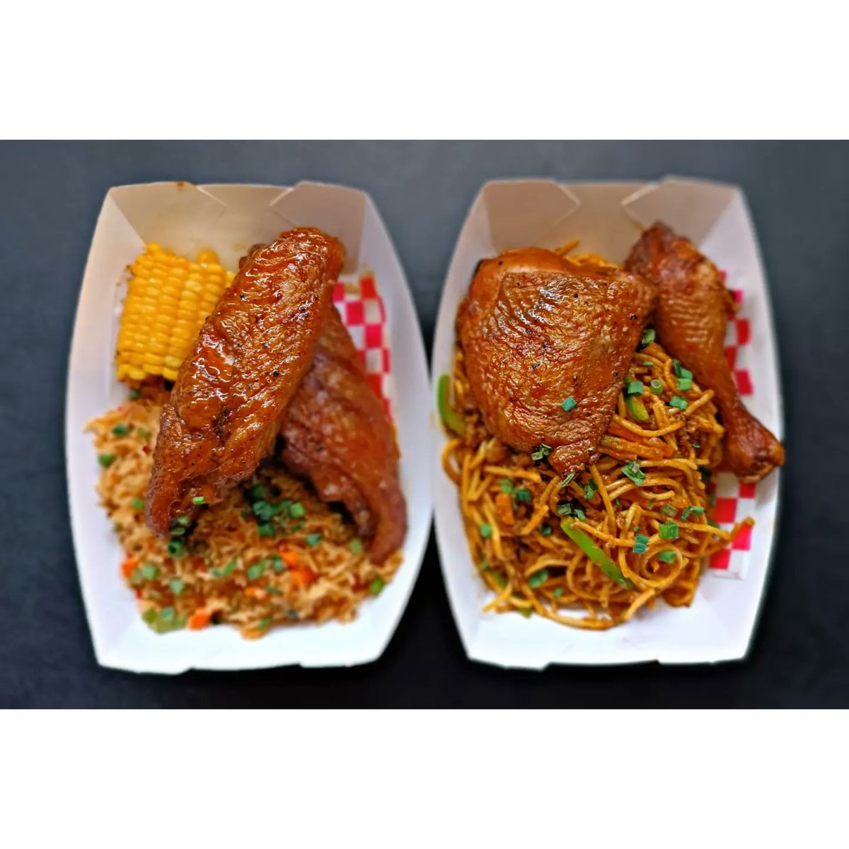 Bunfire1's tweet photo. Schezwan fried rice or Minced meat and garlic spaghetti,
Turkey or Chicken
You choose, everything dey on ground. https://t.co/ZvwPZ9O0tV