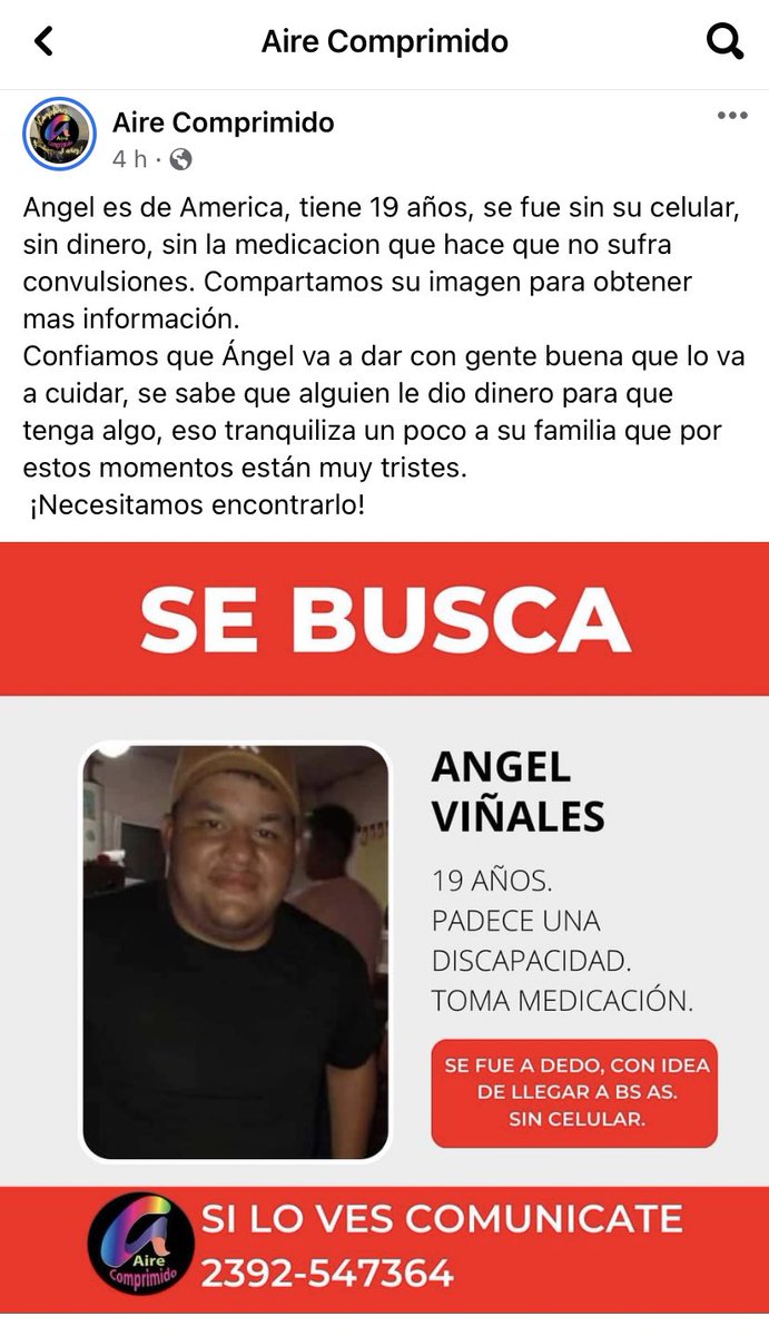 MatiasCalderone's tweet photo. @mauroszeta se lo busca desde el sábado https://t.co/4wbBN80BtY