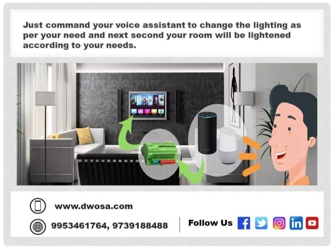 dwosaautomation's tweet image. Got your hands busy? Voice assistant will do the function for you, just command it according to your needs. 
#Dwosa #follow4followback #voicecommand #controlbyvoice #smartvoiceassistant #commands #smartcommand #alexa #googleassistant #googlehome #hifihome #SmartHome #cosyh