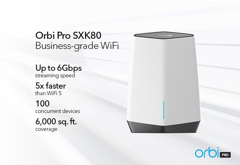 NetgearBizUK's tweet photo. The Orbi Pro WiFi 6 Tri-Band Mesh Systems features 4 SSIDs, network segmentation and Business VPN to boost business and home office productivity and network performance. 

Find out more: https://t.co/AP70NiMq6v

#NETGEARBusiness #OrbiPro #SMB #WiFi6 #BusinessNetwork #Internet https://t.co/HRzlaUGNpq