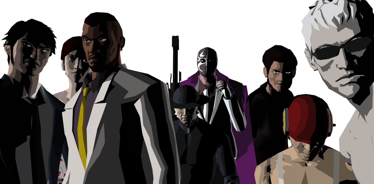 RT @gameartarchive: The Crew
'Killer 7'
Gamecube, PlayStation 2 https://t.co/BHqwRQNixj