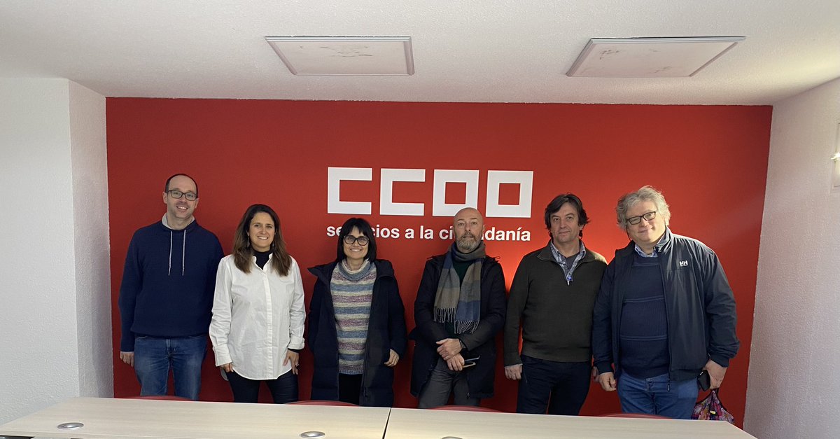 ccoo_de's tweet photo. Fructífera la reunión mantenida hoy en Madrid del grupo de trabajo de orquestas del área de músicos del Sector de Medios de comunicación, cultura y deporte de la @FSCdeCCOO. @CCOO trabaja por tus derechos. #Eselmomento Afíliate. https://t.co/ABRyL5jMiC