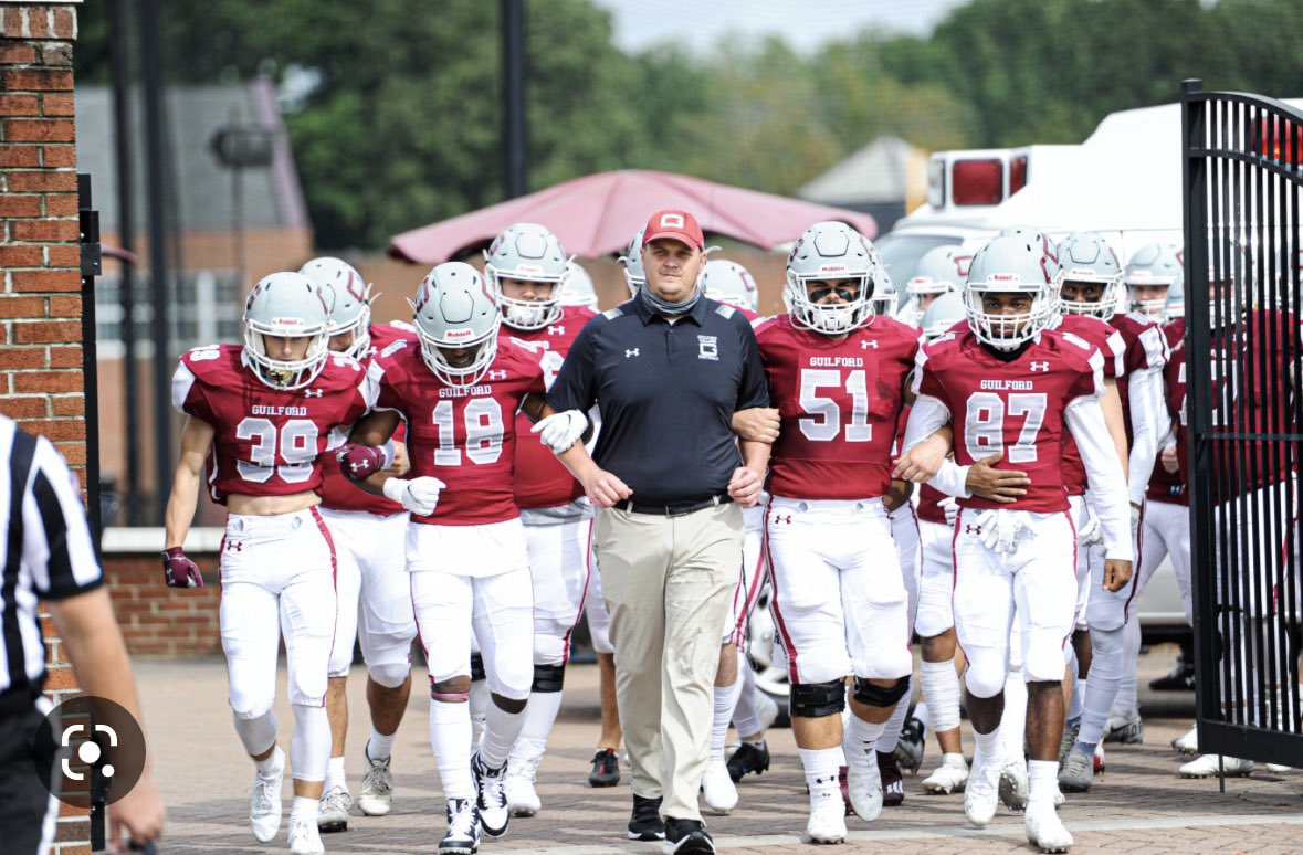 After a great talk with <a href="/CoachKBarr/">Coach Barr</a> I’m blessed to receive an offer from Guilford College <a href="/DraughnFB/">Draughn Football</a> <a href="/CoachDavisGC/">Brad Davis</a> <a href="/CoachHines18/">Coach Hines</a> @NPAFootball #AGTG