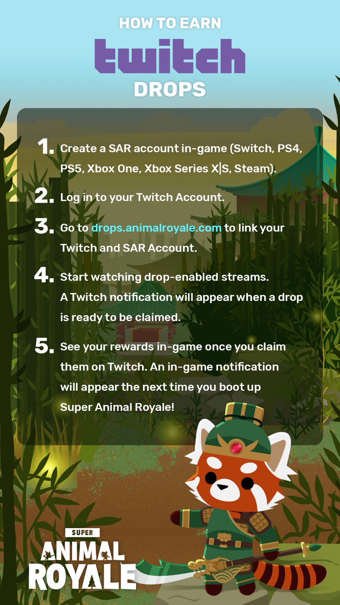 Twitch Drops - Official Super Animal Royale Wiki