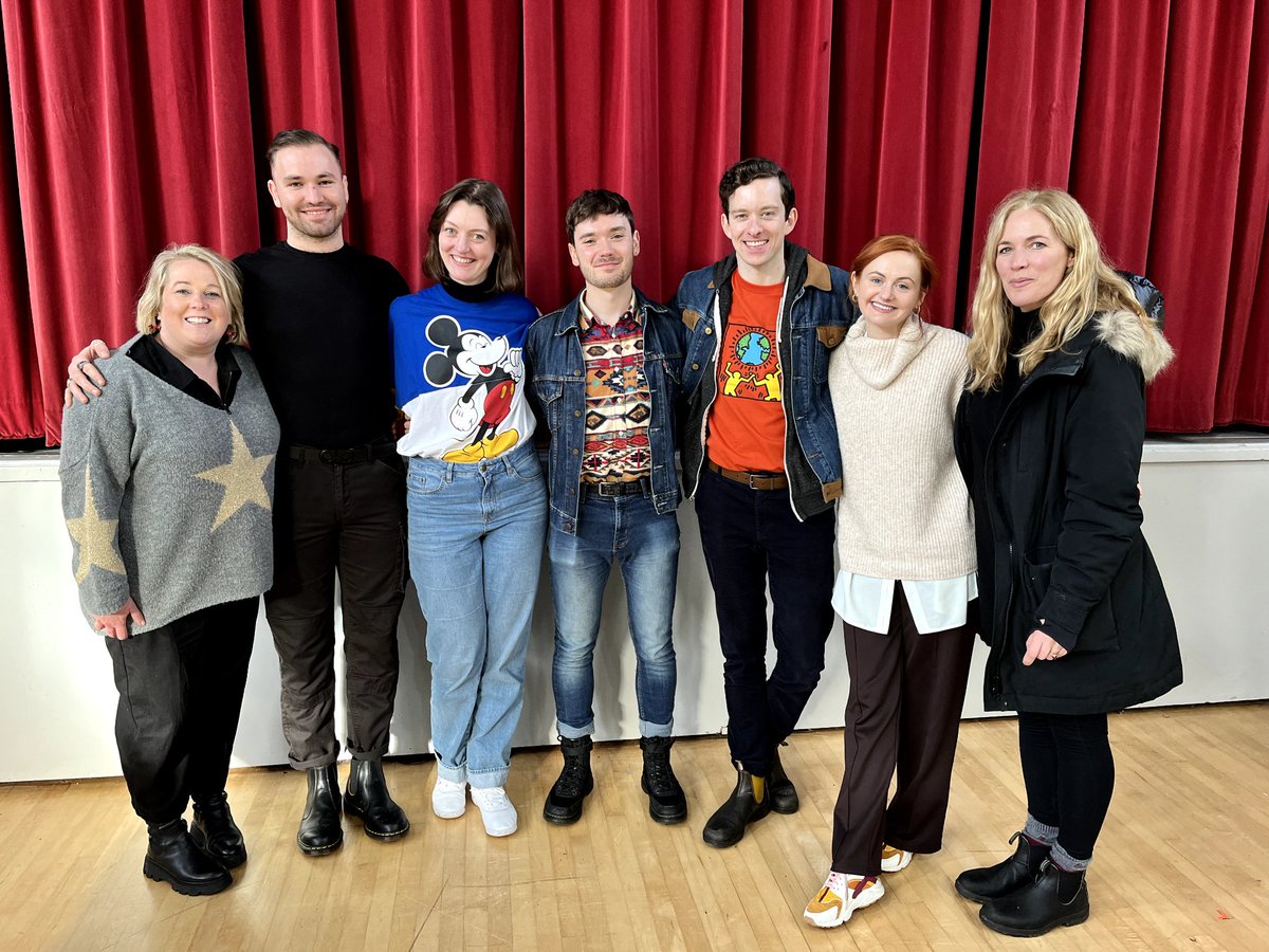GoldInTheWater's tweet photo. Lots of excitement this morning in our first rehearsal for Gold in the Water! We're over the moon to be working with such a talented team. 

Tickets are on sale now for performances in @mermaidarts and @projectarts 🐟🐟
Book now at https://t.co/j2XvOFppue https://t.co/Jt2NC5QB9y