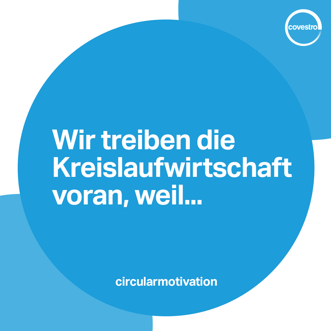 CovestroDE's tweet image. Den Kreis schließen. Das machen wir heute mit dem vierten und letzten Post über unsere Gründe, #FullyCircular zu werden. ♻ Natürlich gibt es noch viel mehr als die, die wir in den letzten Wochen genannt haben. Welche finden Sie besonders wichtig?❗ #CircularEconomy