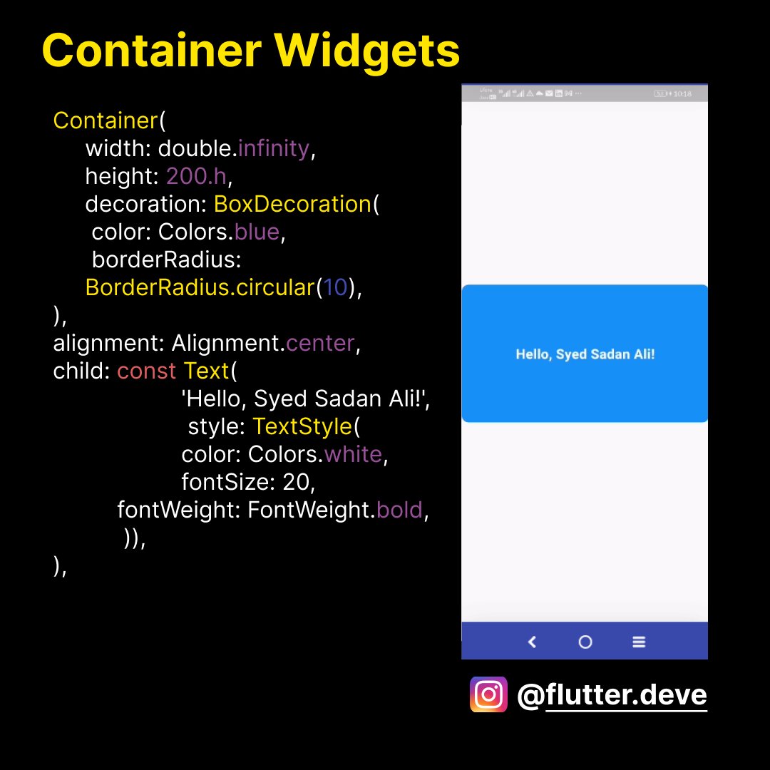 flutter_deve's tweet photo. #flutter #firebase #github #dart #mobileapp #mobileapplication #hybridapp #crossplatform #singlecodebase #flutterdeveloper #fluttercord #sadan #codes #coding #ui #ux https://t.co/cfDFhr2UR2