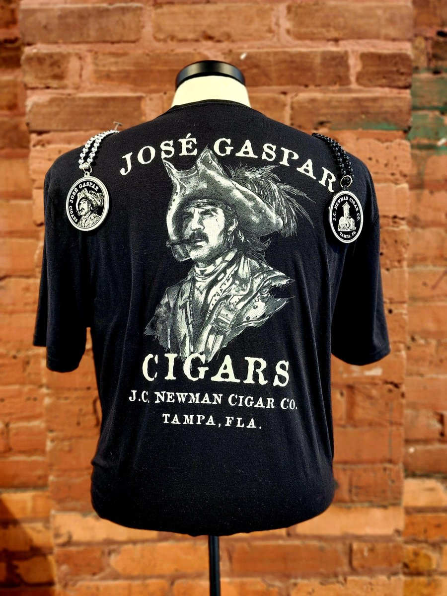 JCNewmanCigars's tweet image. 🏴‍☠️In the spirit of #Gasparilla this weekend, we want to give away our Factory Store Exclusive Jose Gaspar T-shirts and beads to 3 lucky winners!
TO ENTER:⁠
1. FOLLOW @JCNewmanCigars 👍️⁠
2. LIKE this post ❤️⁠
3. RETWEET this post 💻️ 
Contest ends at 11:59 p.m. ET on 1/25/23