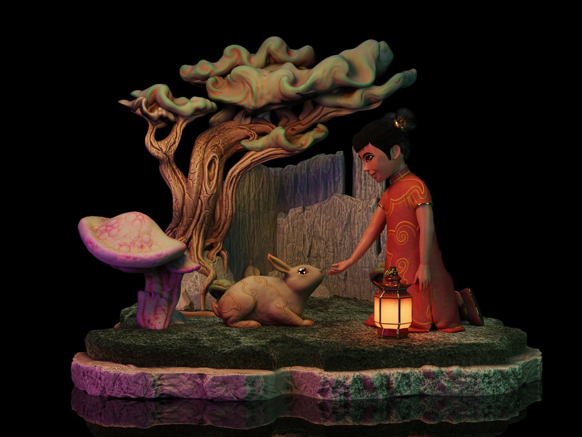 Chinese New Year diorama
Coming soon in my @Patreon and @MyMiniFactory 
Collaboaration of me and  @Creatrix_Britt 
Stay tuned 
#3dprinting #zbrush #keyshot