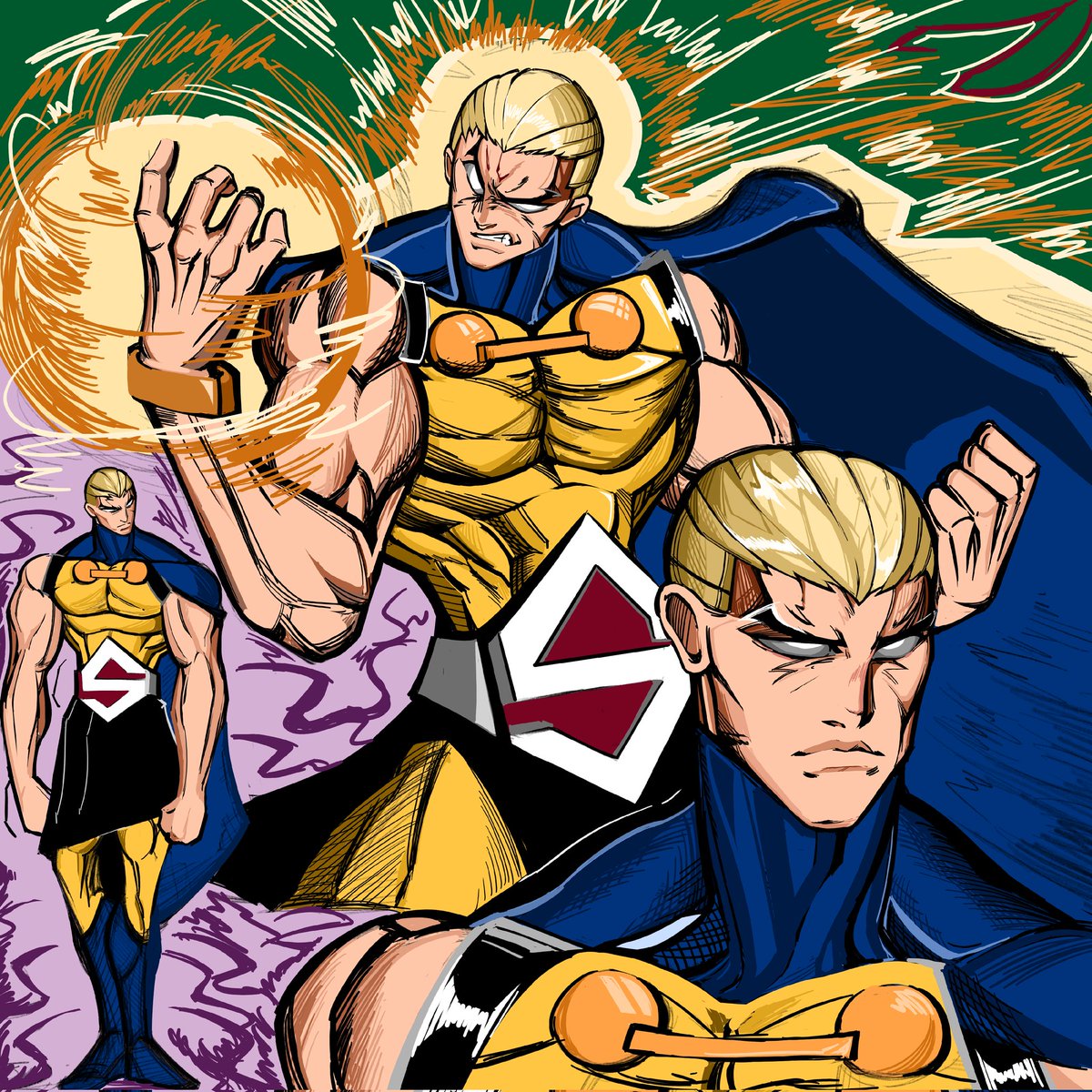 Tev96379502's tweet photo. Dark Squadron Sentry Paint over
#marvelcomics 
#darksquadronsentry
#marvelsentry #thunderbolts https://t.co/LMRe0h82O4