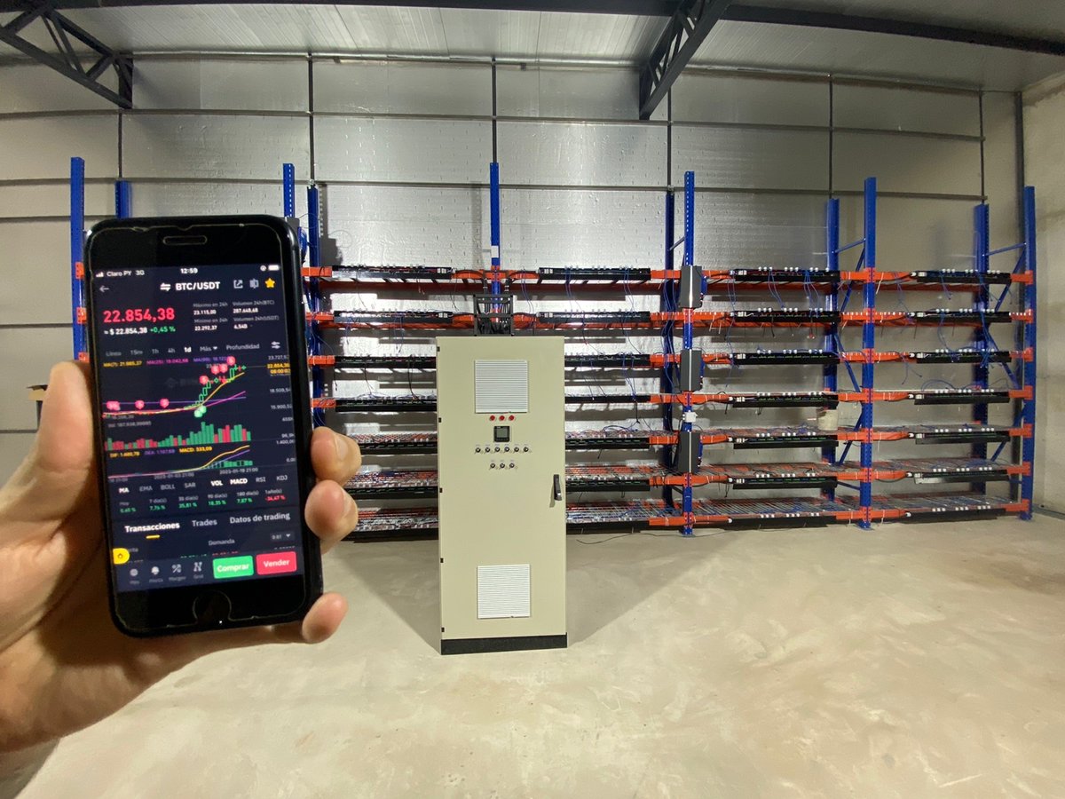 hostminer2_0's tweet photo. HOSTMINER SITE 1 #cryptocurrecy #bitcoinvault #Bitcoin #bitcointrading #criptomineria #moneybaggyo #BigBoss #ALPHA #Traders #energiasolar #mylife #power #forextrading #BTC #BTCMining #Mining https://t.co/7PDvSiqFTY