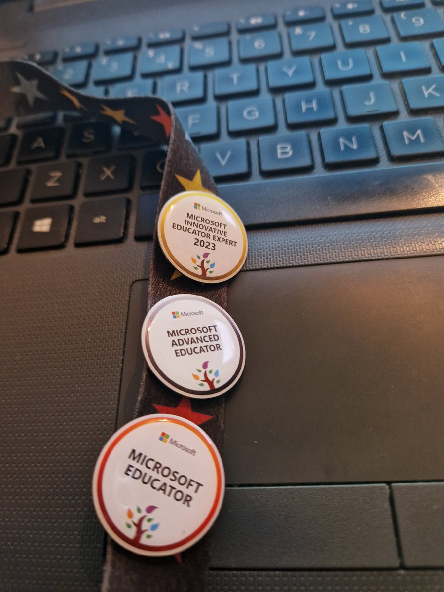 Nothing better than receiving the badges earned! So exciting to receive them all. Looking forward to training the staff and supporting them in earning their own badges. @MicrosoftEDU @MicrosoftUK @Microsoft365 @microsoftlearn1