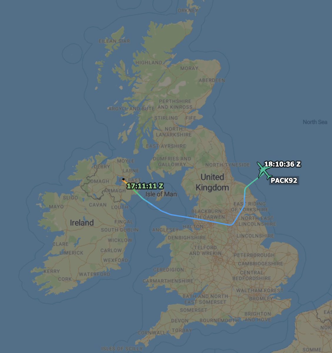 TheSnoopySnoop's tweet photo. #PACK92 🇺🇸 USAF
KC-46A Pegasus #AE5E0A 17-46029 @133ARS @157ARW "Spirit of Newington"
Arrived EGAA yesterday evening from KPSM and out on it's first AAR ops this evening
#AvGeek #Planespotting #aviation #airtanker https://t.co/sjYx1brCiC