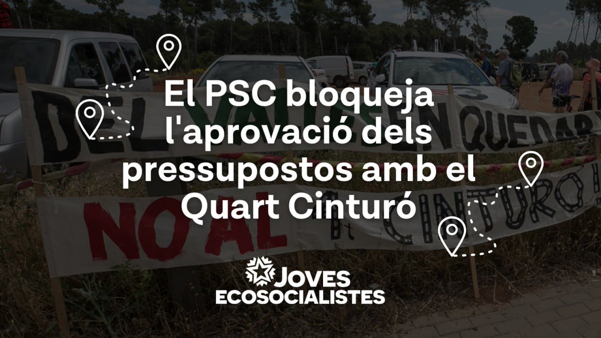 JovesEco's tweet photo. 🤦🏽‍♂️La construcció d’una nova autovia B-40 o orbital de 51’kms és l’altra gran aposta del PSC que està negociant amb el Govern d’ERC

❌ La mobilitat entre el Vallès Occidental i el Vallès Oriental no pot ser un privilegi d’uns pocs conductors de vehicles privats https://t.co/MfGltfkyOO