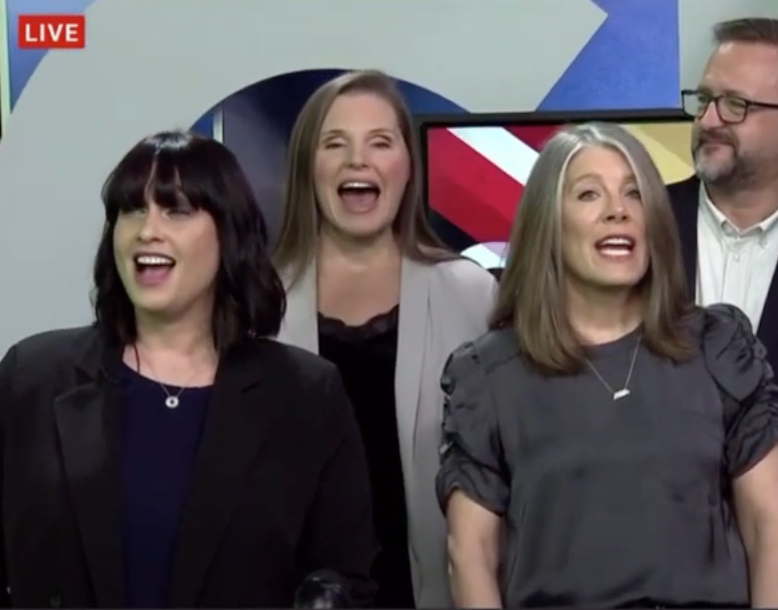 Revv52's tweet photo. Big thank you to @GlobalCalgary & @TracyNagai for having us on Sunday to talk about our show #WorldOnAString Tickets are available at https://t.co/7K9MuhPixo https://t.co/n5XPLlLw5Y #Revv52 #CanadasVocalEnergy #BellaConcertHall #MRU #70years https://t.co/LtQ8u9aIIs